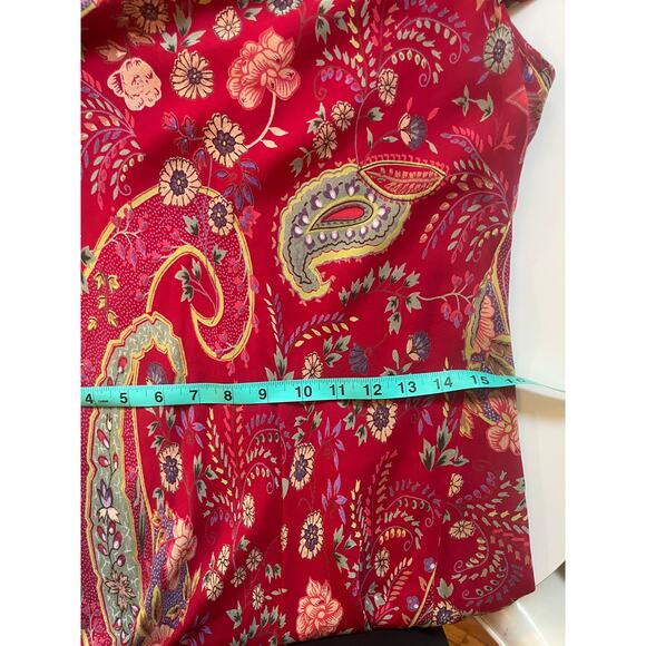 Vintage 90s Y2K red ruffle boho dress | MEDIUM - Picture 6 of 8